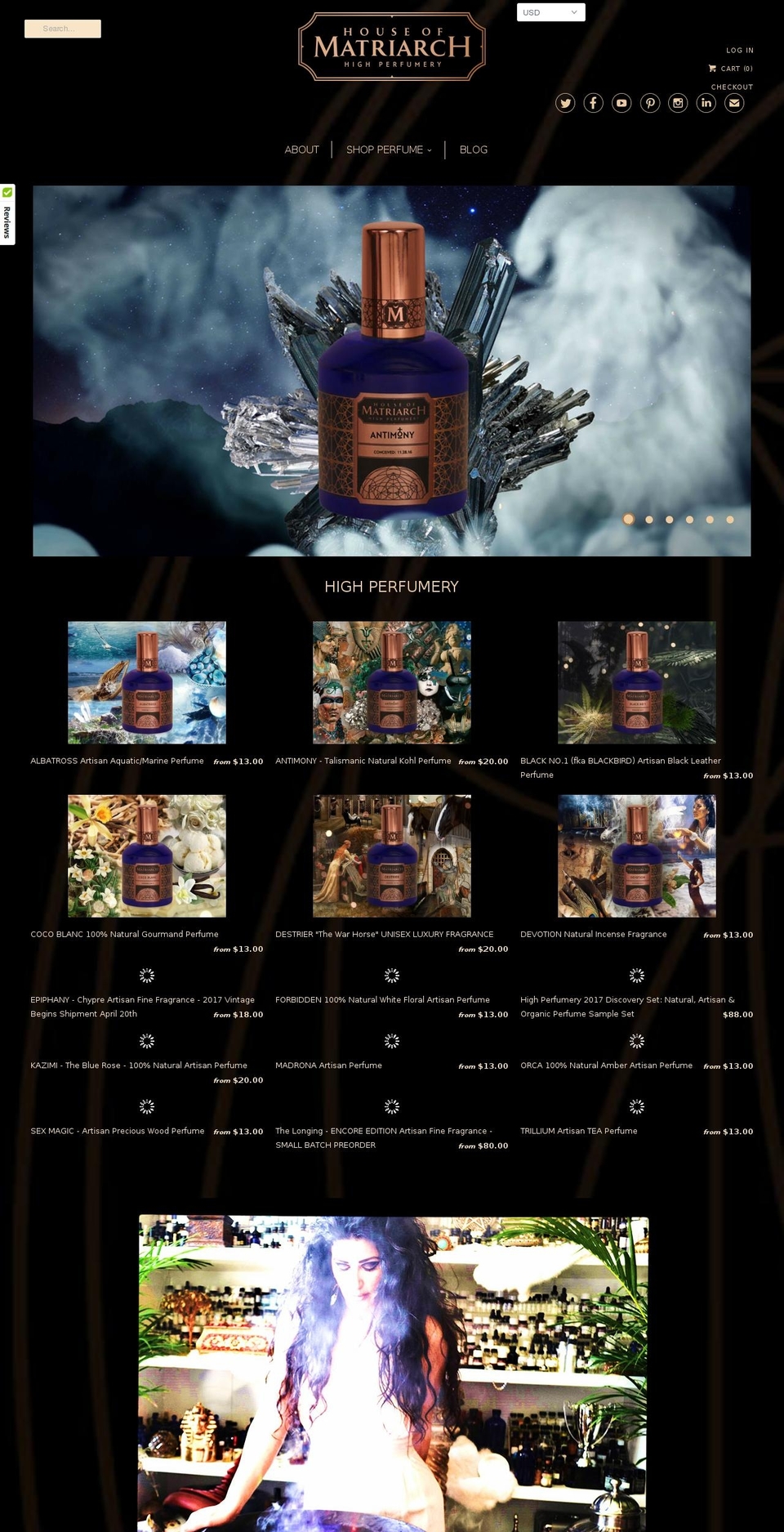 highspiritshouse.com shopify website screenshot