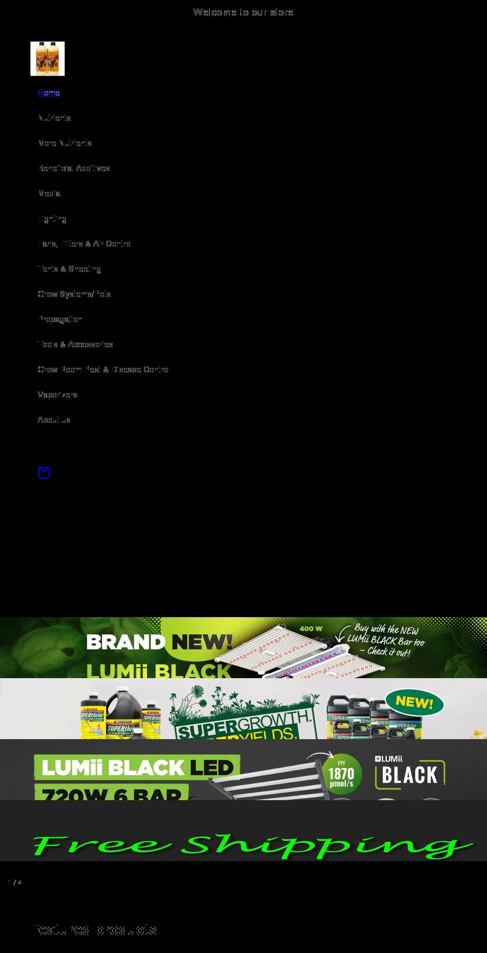 highstreethydro.com shopify website screenshot