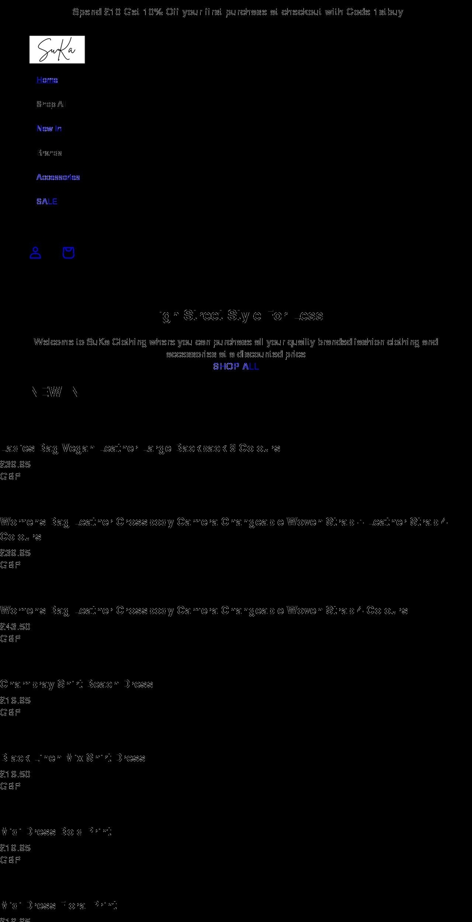 highstreetstyleforless.com shopify website screenshot