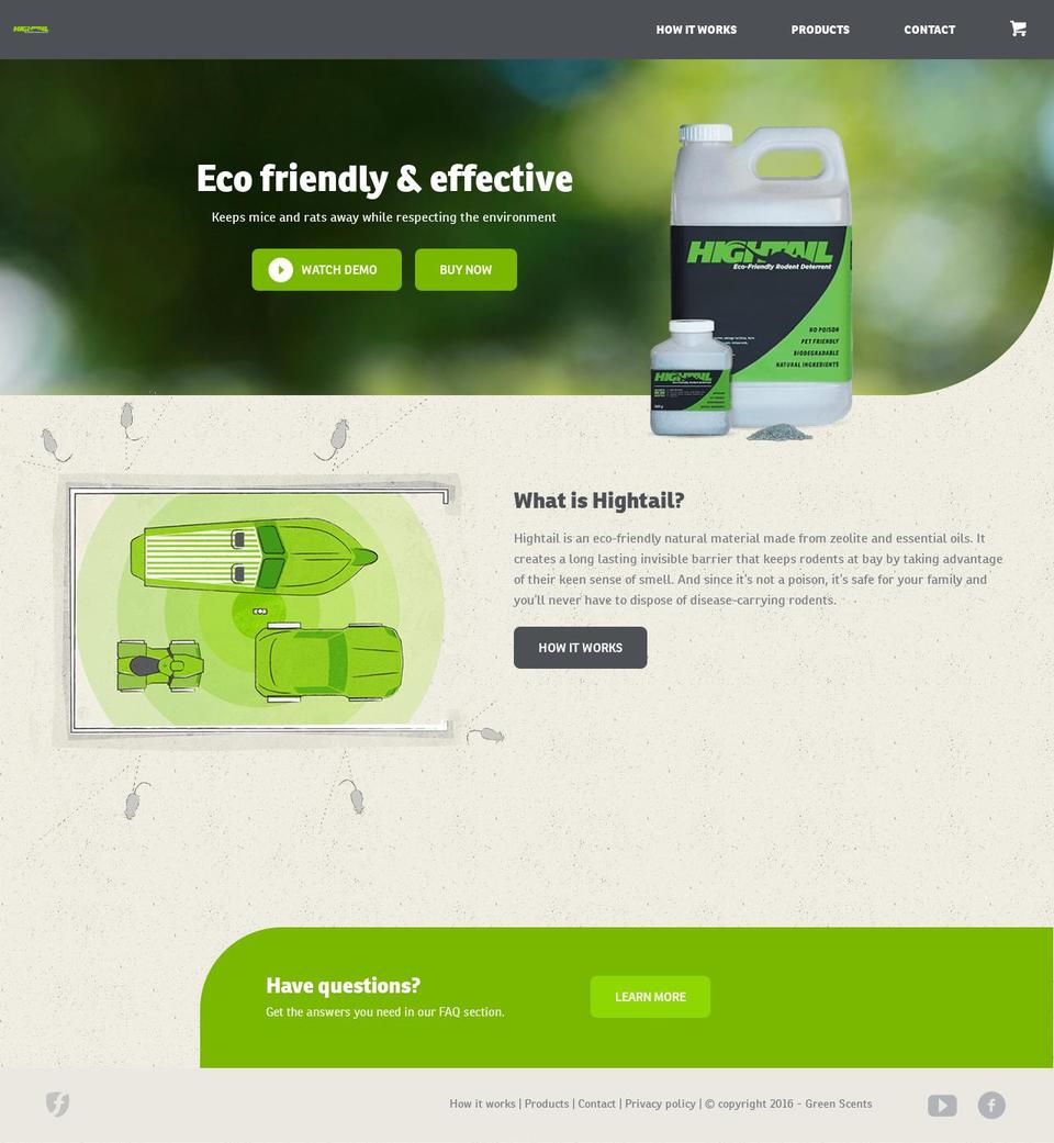 hightailusa.com shopify website screenshot
