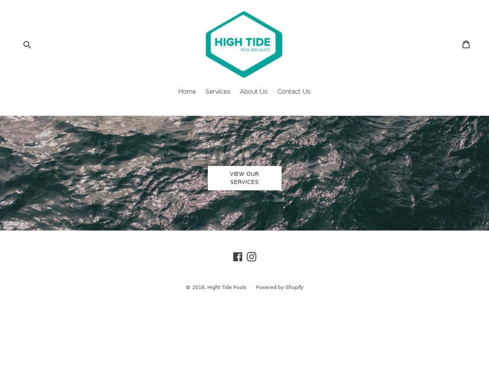 hightidepoolsaz.com — Shopify storefront screenshot