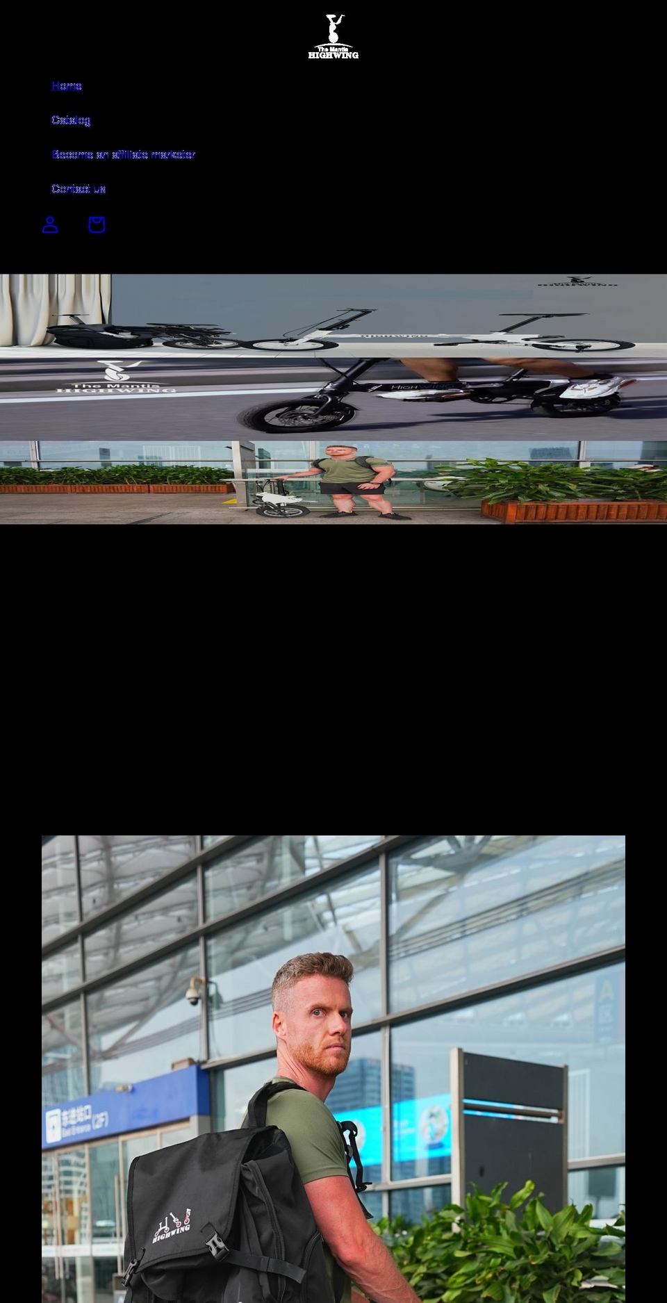 highwingtour.com shopify website screenshot