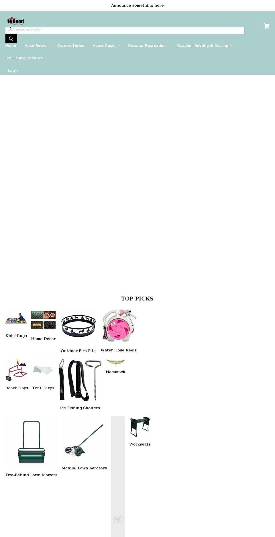higoodleisure.com shopify website screenshot