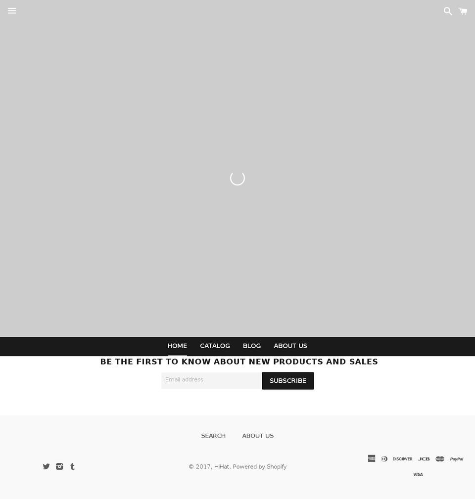 hihatoakland.com shopify website screenshot
