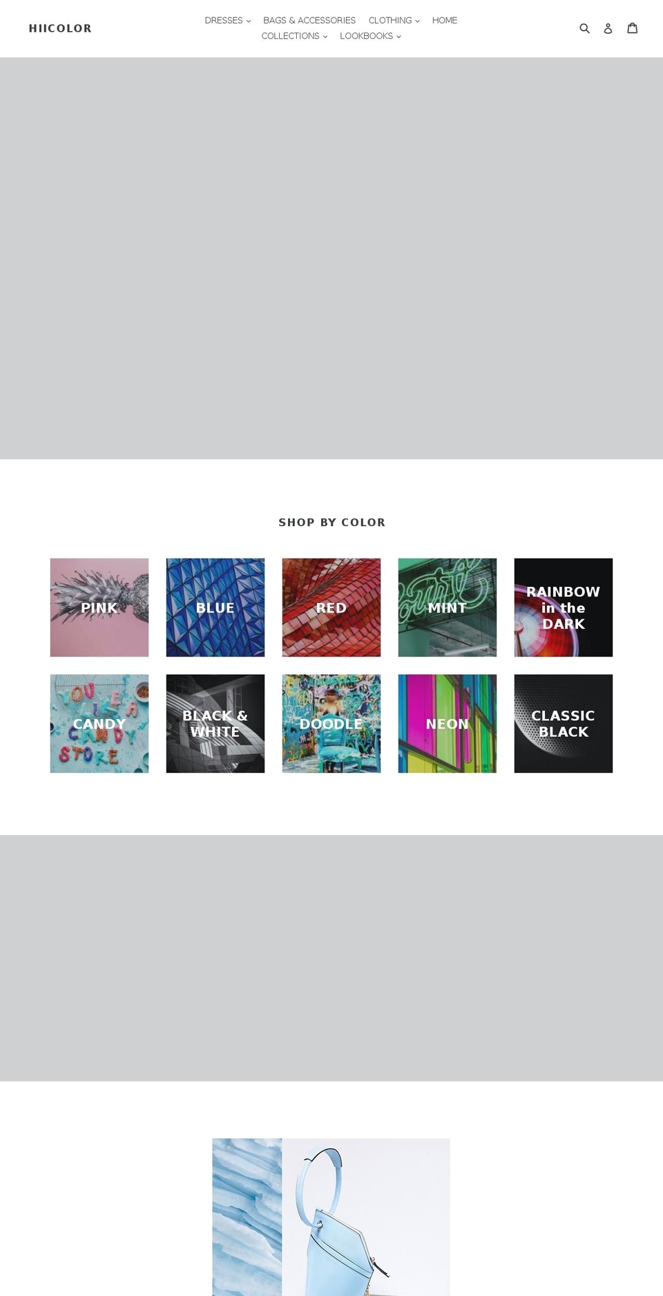 hiicolor.com — Shopify storefront screenshot