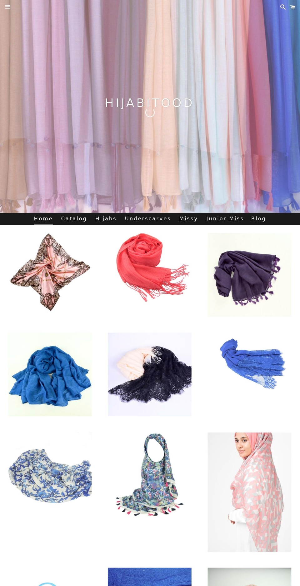 hijabatood.com shopify website screenshot