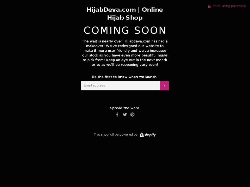 hijabdiva.com shopify website screenshot