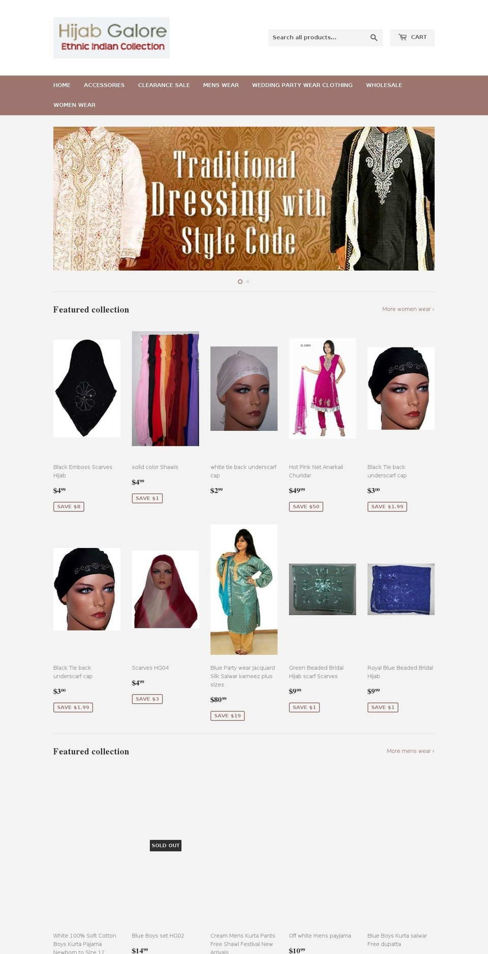 hijabgalore.com — Shopify store on .com