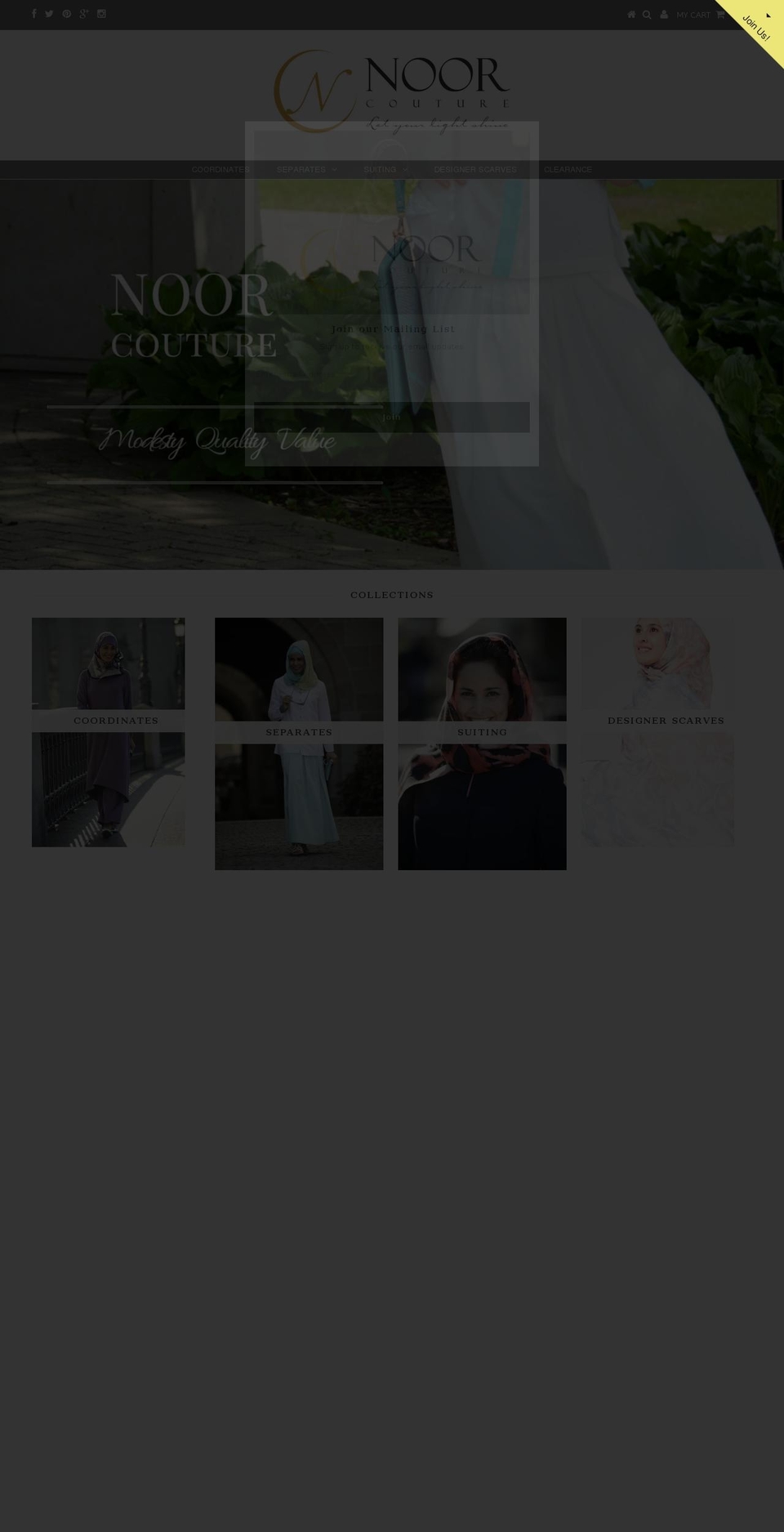 hijabhautecouture.com shopify website screenshot