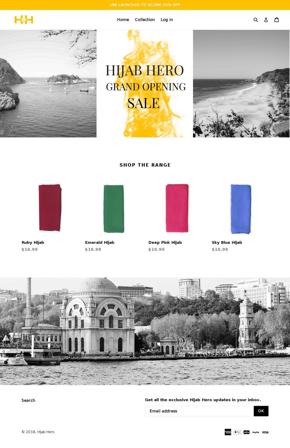 hijabhero.com — Shopify storefront screenshot