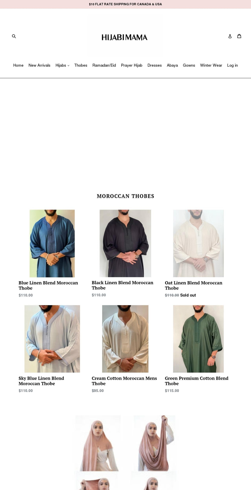 hijabimama.com shopify website screenshot