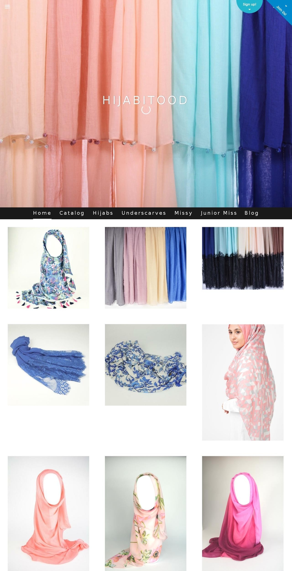 hijabitood.com shopify website screenshot