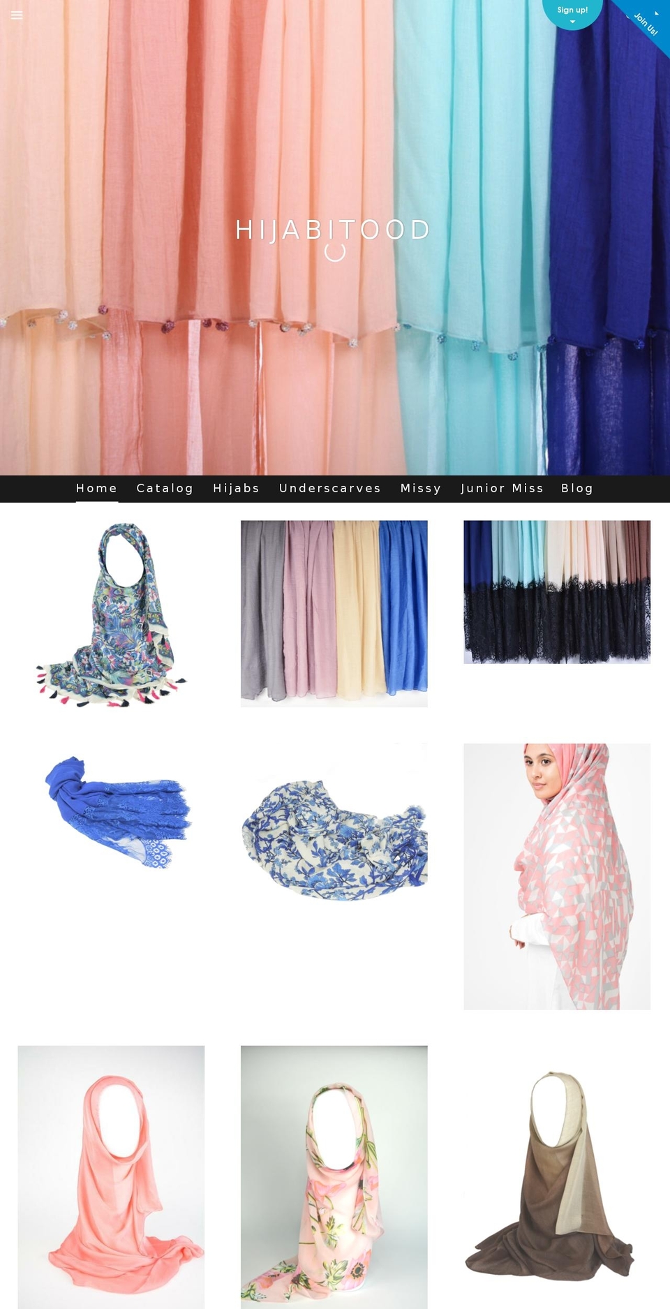 hijabitude.com shopify website screenshot