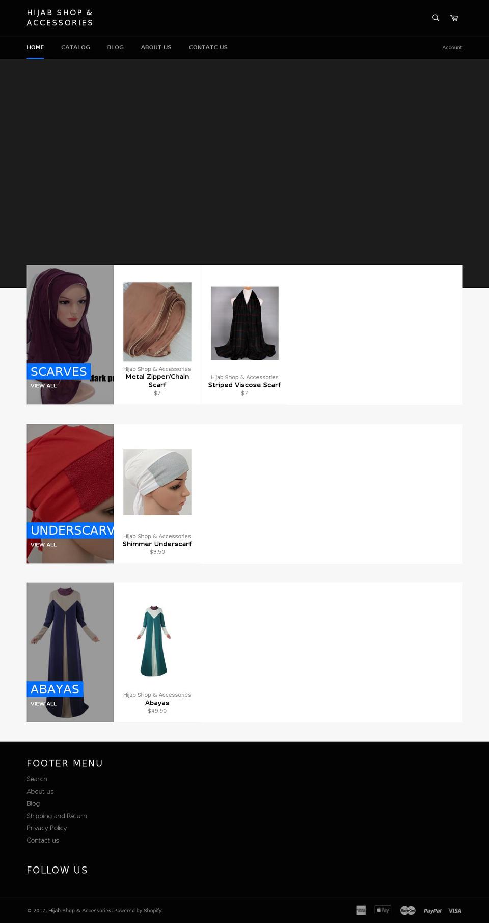 hijabshop.no shopify website screenshot