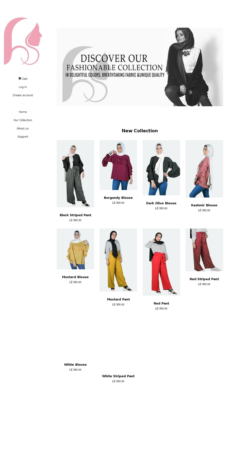 hijabystore.com — Shopify storefront screenshot