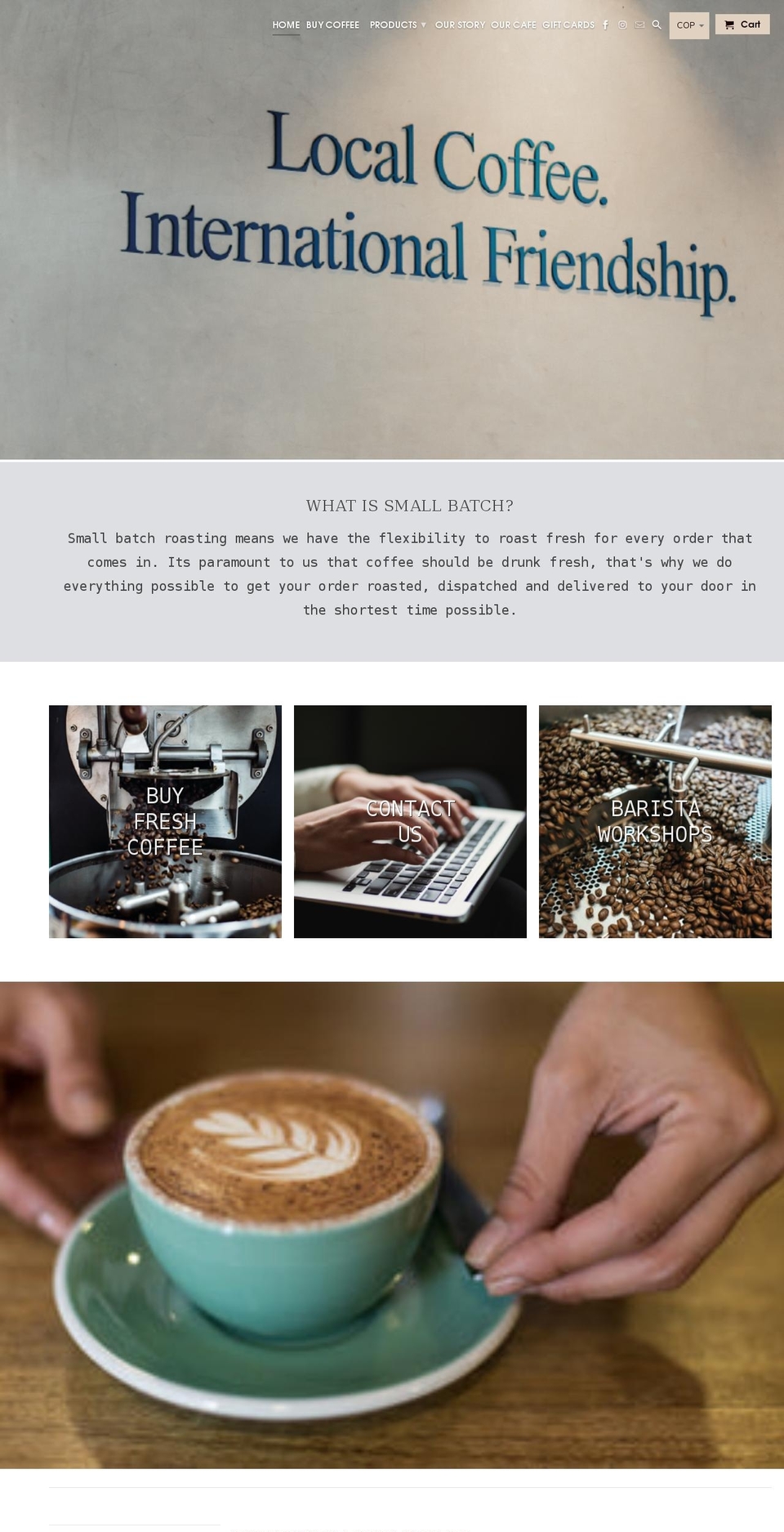 hijamiacoffee.com shopify website screenshot