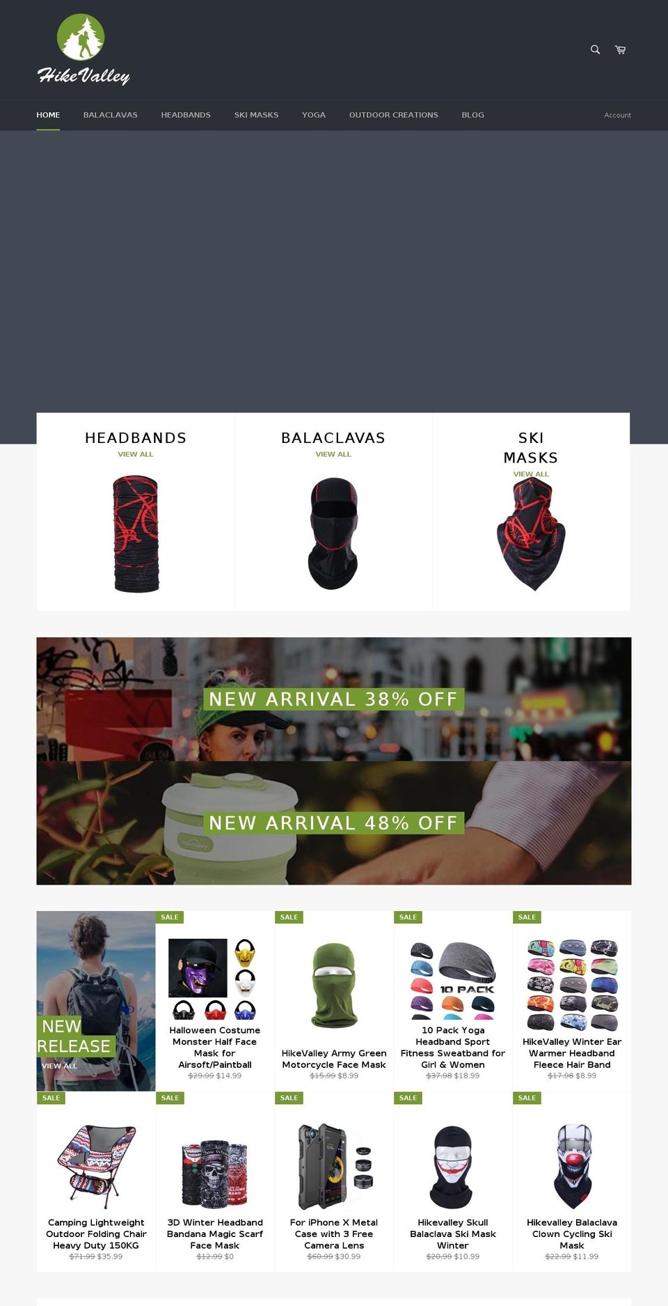hikevalley.com — Shopify storefront screenshot