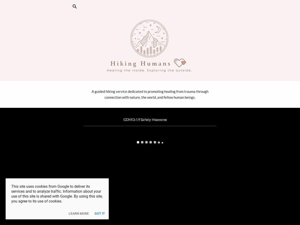 hikinghumans.com — Shopify storefront screenshot