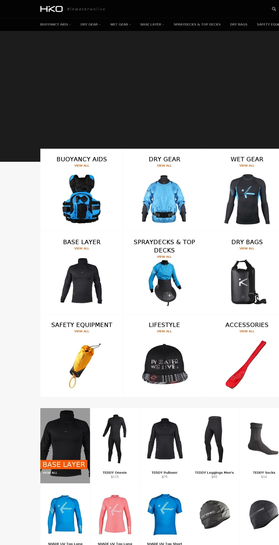 hikousa.com — Shopify storefront screenshot