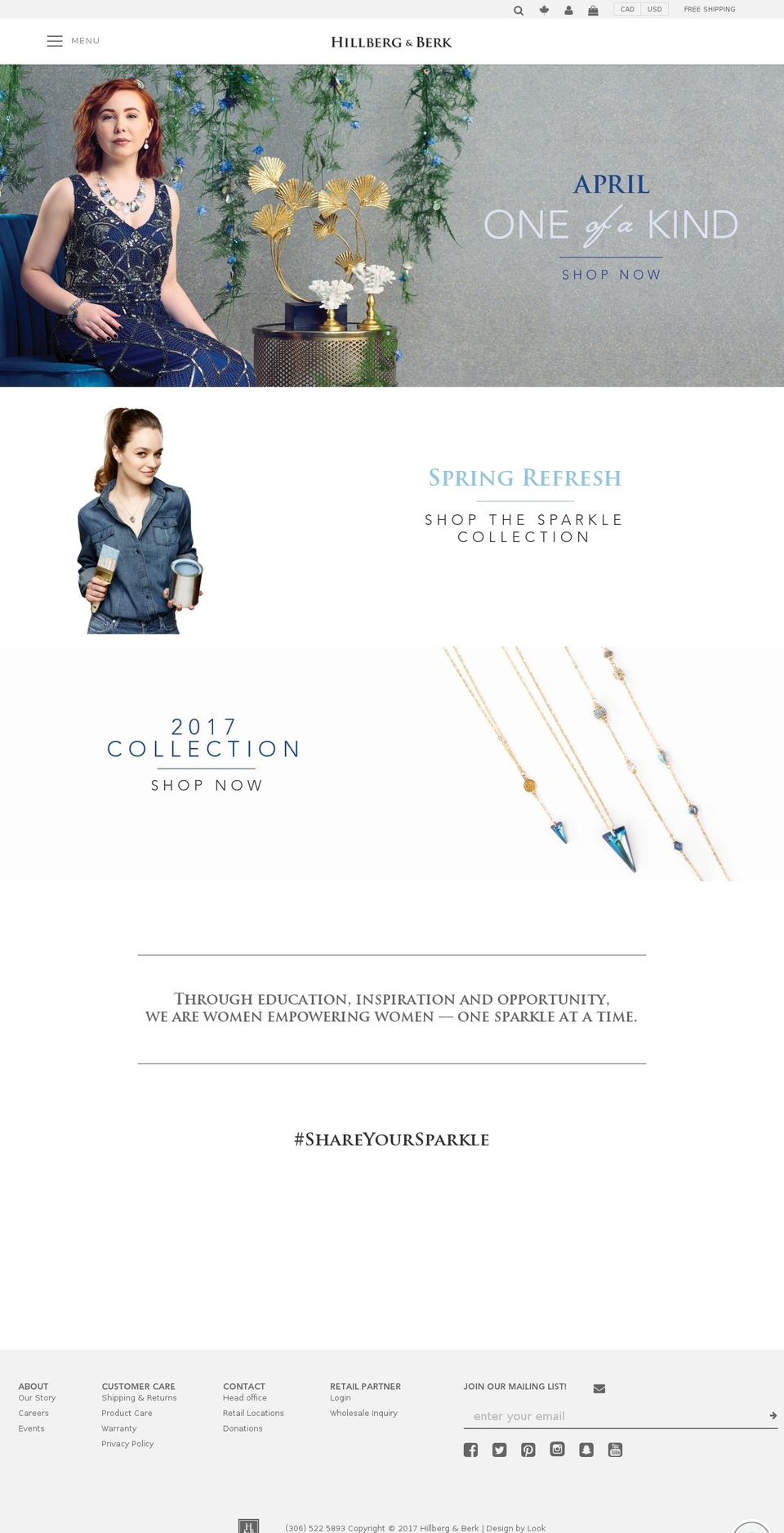 H\u0026B Shopify theme site example hilbergandberk.com