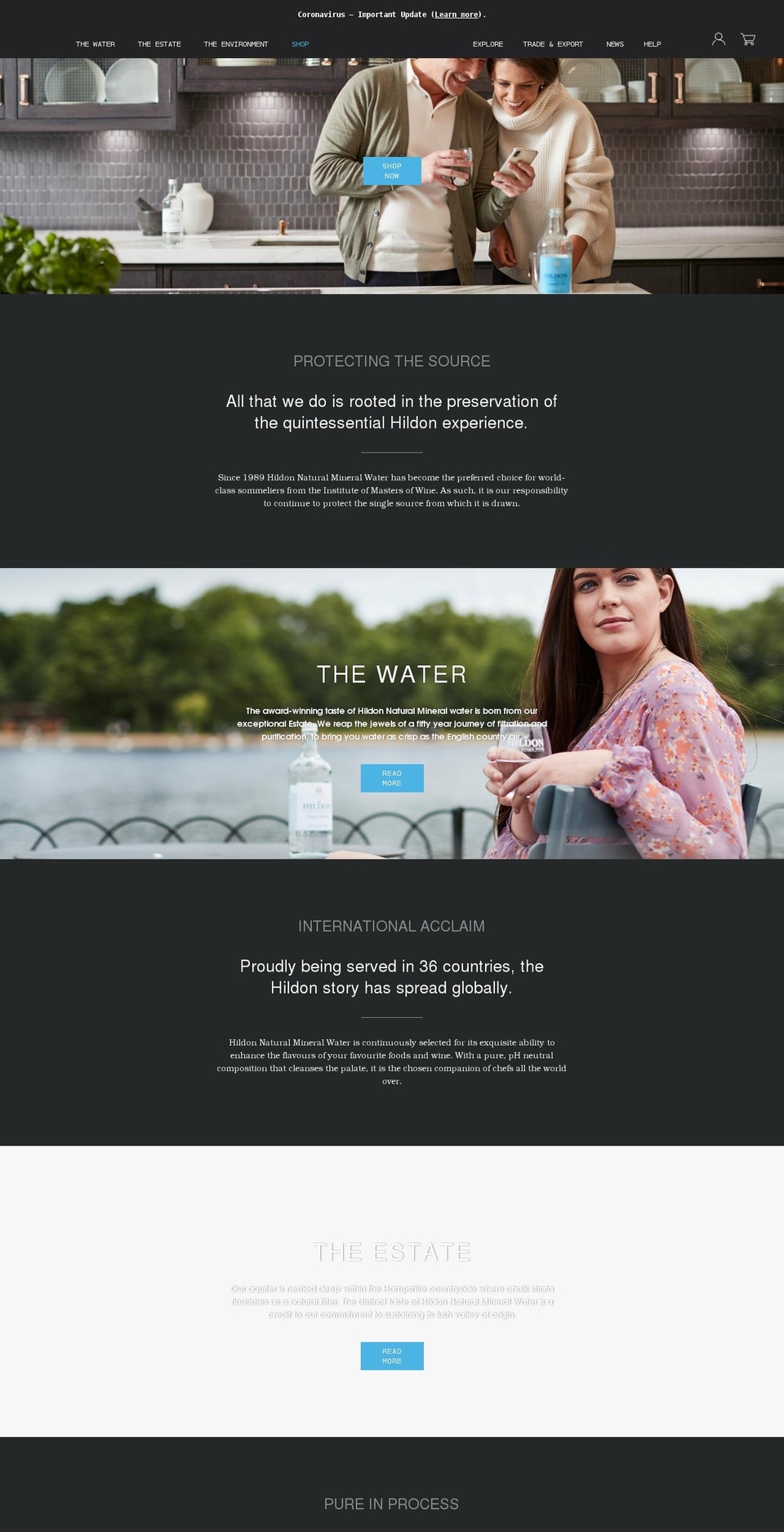 Hildon Hatch – Contact page update Shopify theme site example hildon.com