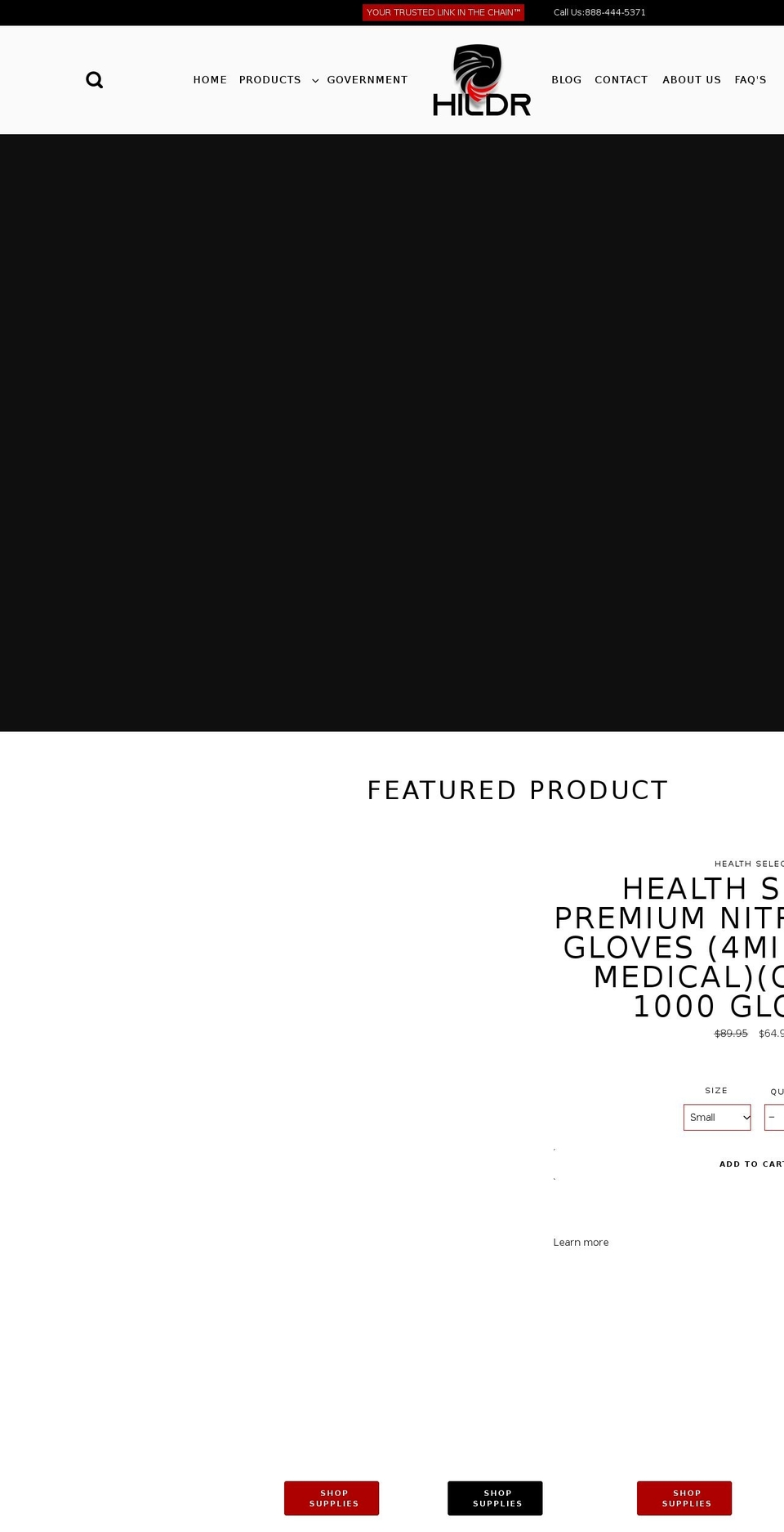 hildrgrp.com shopify website screenshot