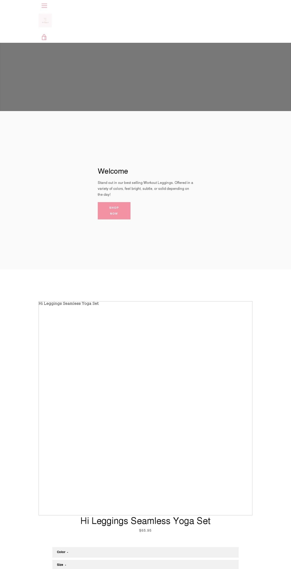 hileggings.com — Shopify storefront screenshot