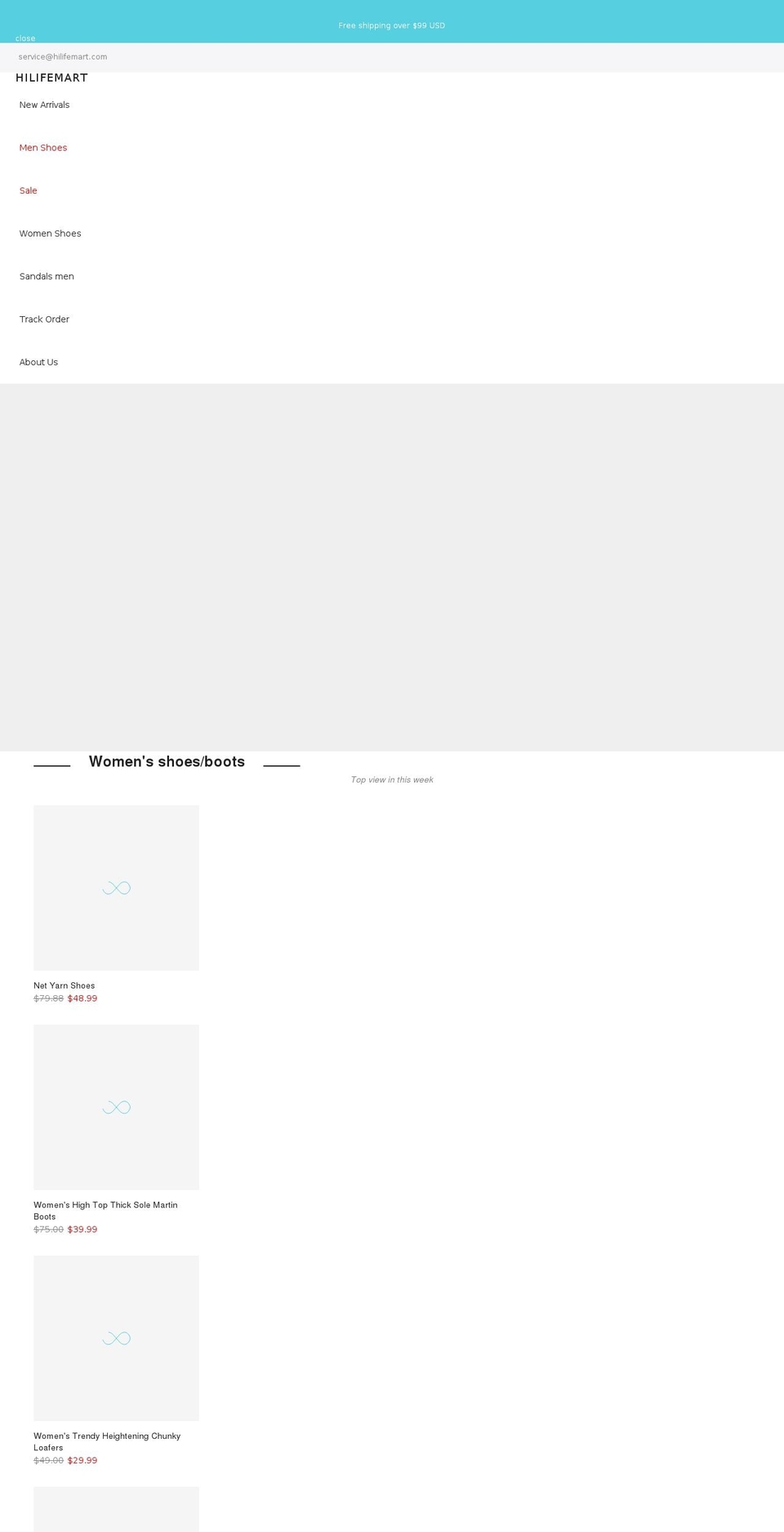Muban Shopify theme site example hilifemart.com