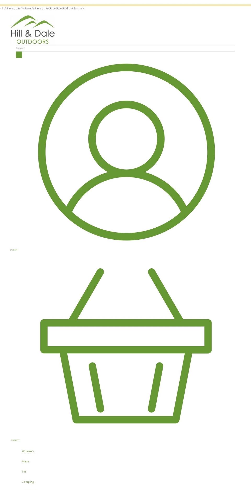 hillanddale.co.uk shopify website screenshot