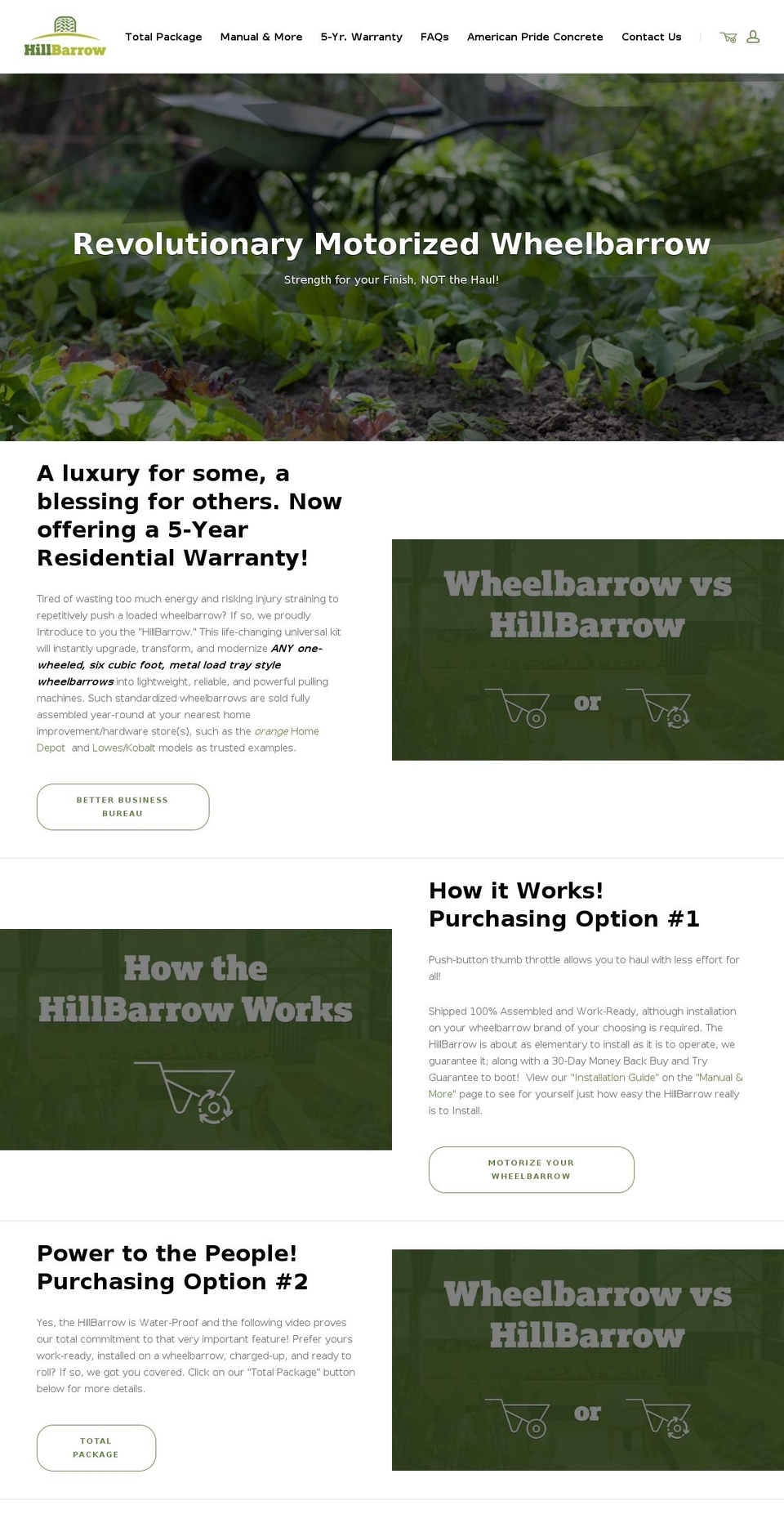 hillbarrow.com — Shopify storefront screenshot
