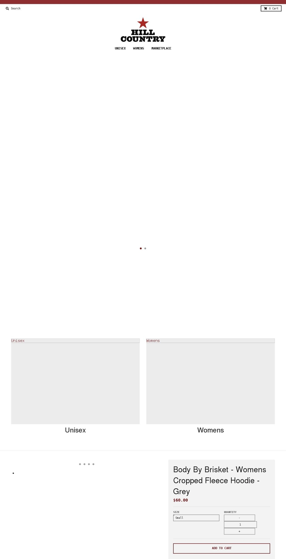 hillcountryshop.com shopify website screenshot