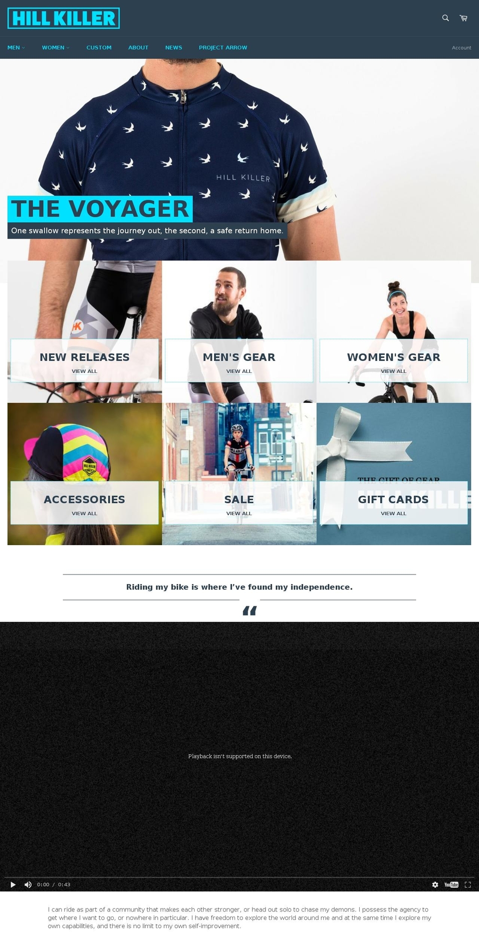 hillkillerapparel.com shopify website screenshot