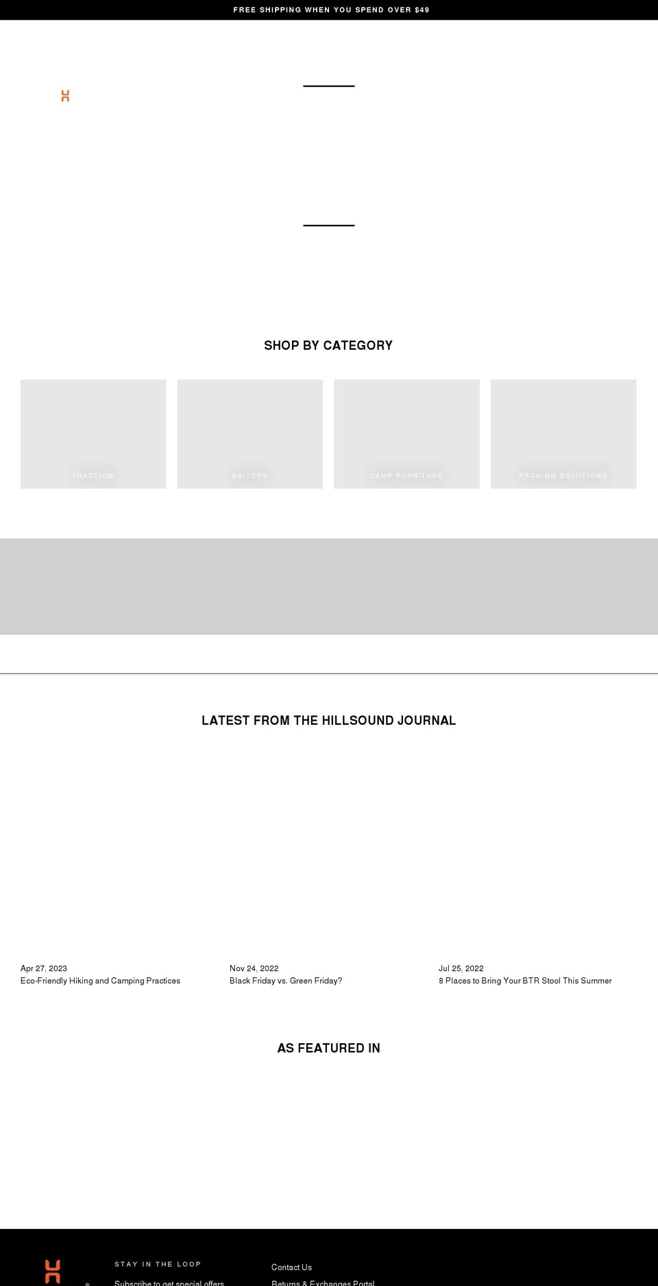 hillsound.ca shopify website screenshot