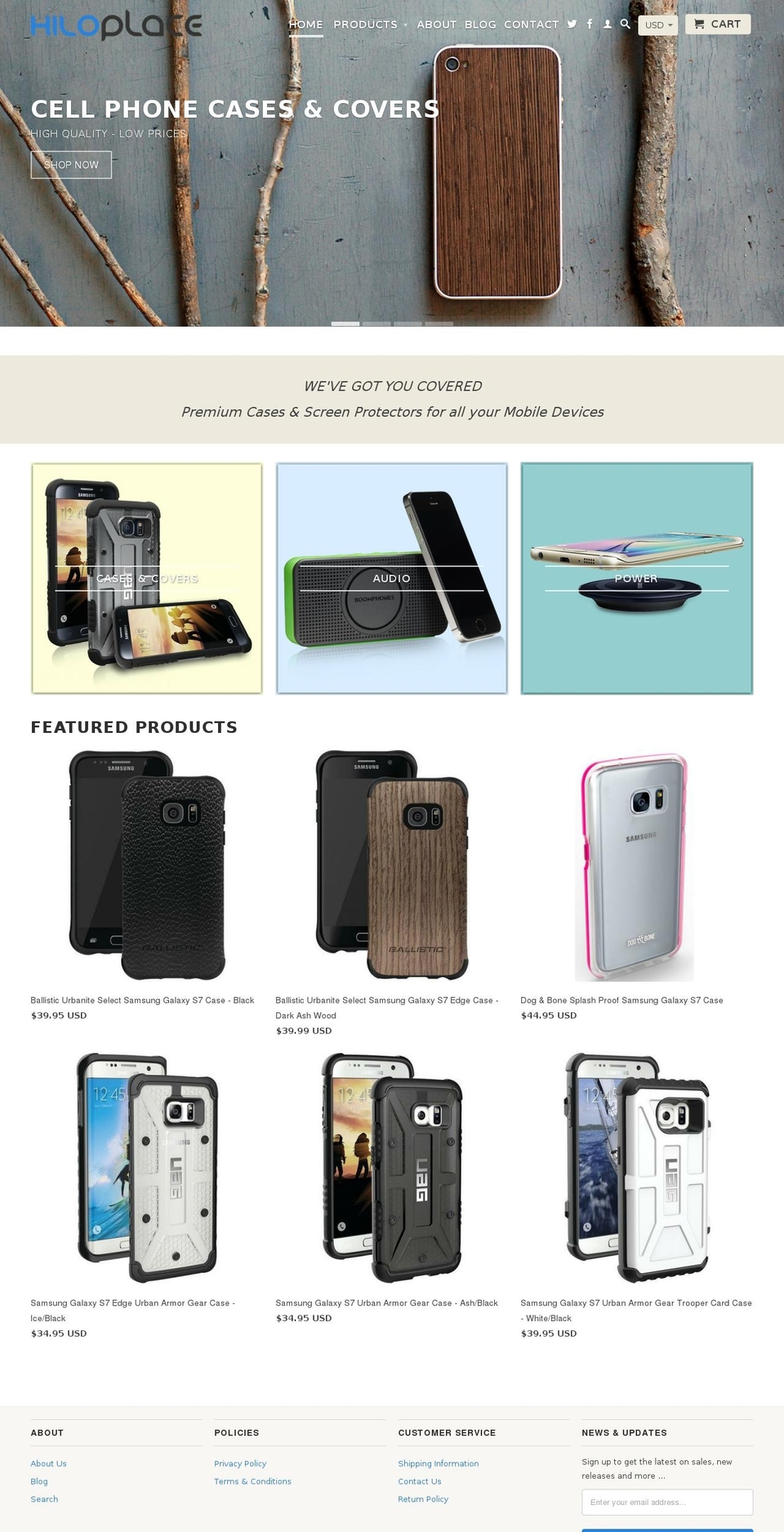 hiloplace.com shopify website screenshot