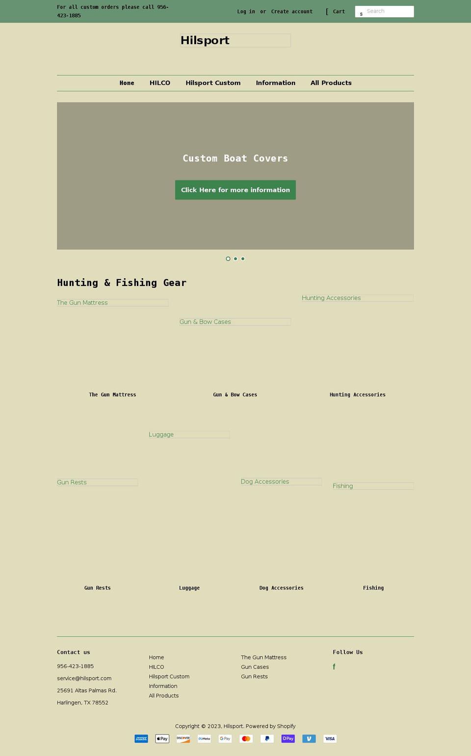 hilsport.com shopify website screenshot