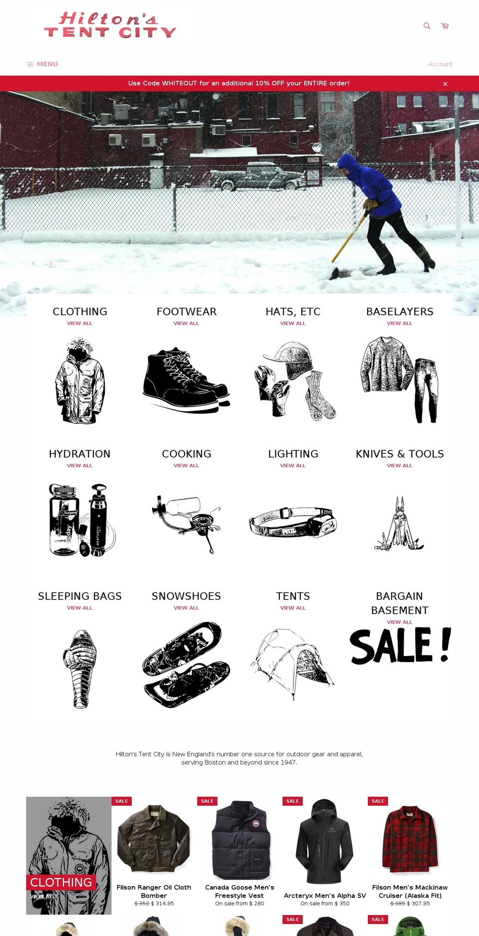 hiltonstentcity.com shopify website screenshot