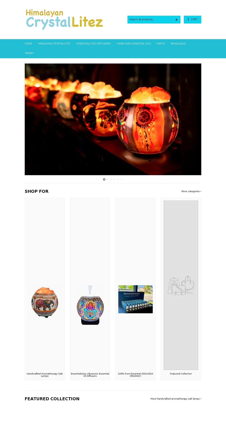 himalayancrystallitez.com shopify website screenshot