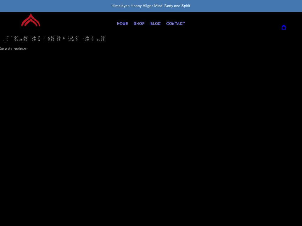 himalayanhoney.com shopify website screenshot
