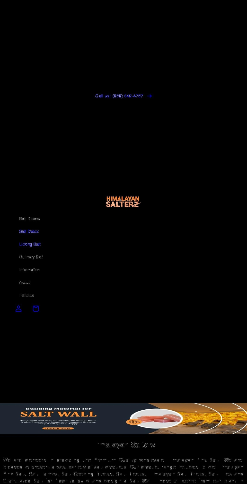 himalayansalterz.com shopify website screenshot