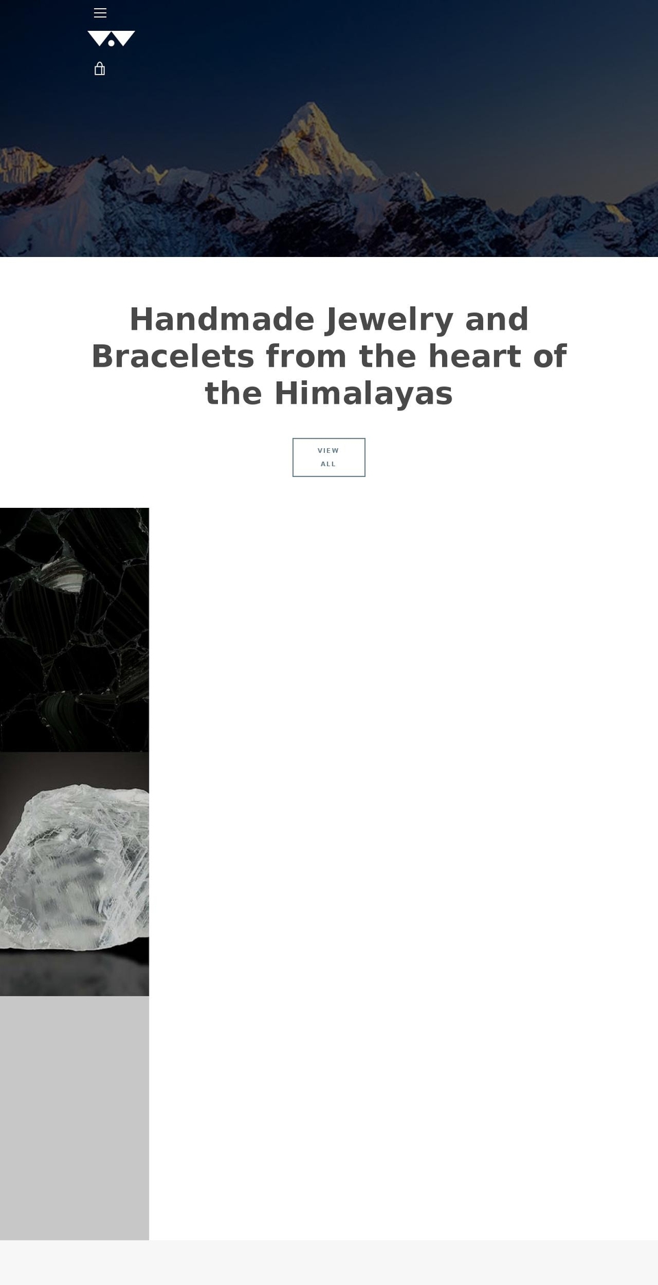 himalayanstones.com — Shopify storefront screenshot