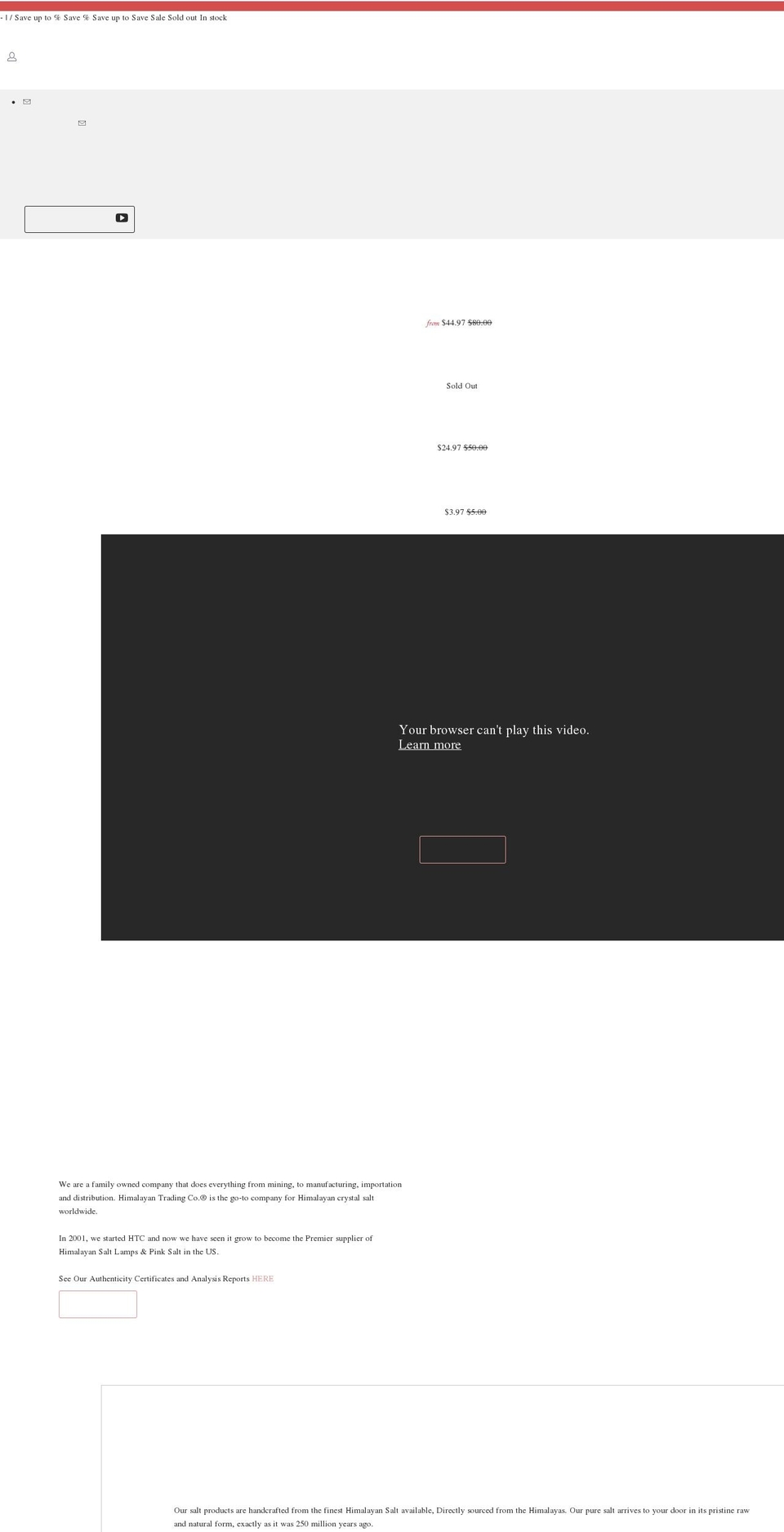 himalayantradingco.com shopify website screenshot