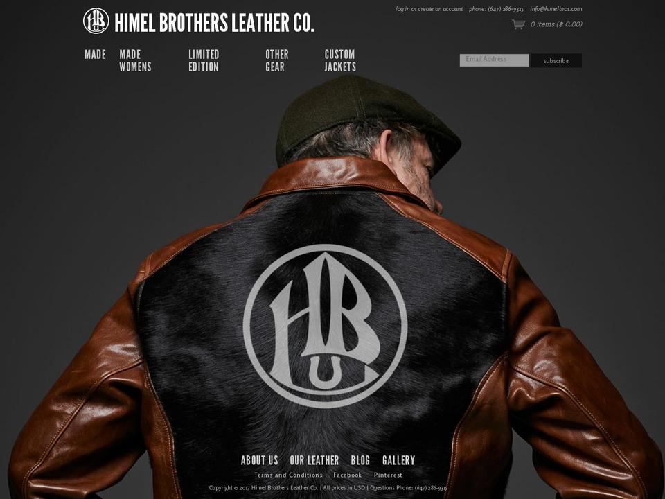 himelbros.com shopify website screenshot