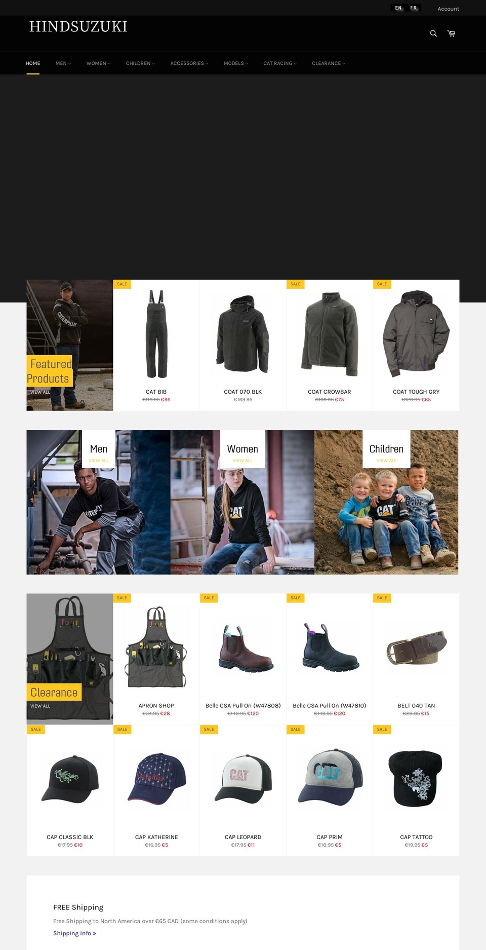 Cat Merchandise -  Theme Shopify theme site example hindsuzuki.com