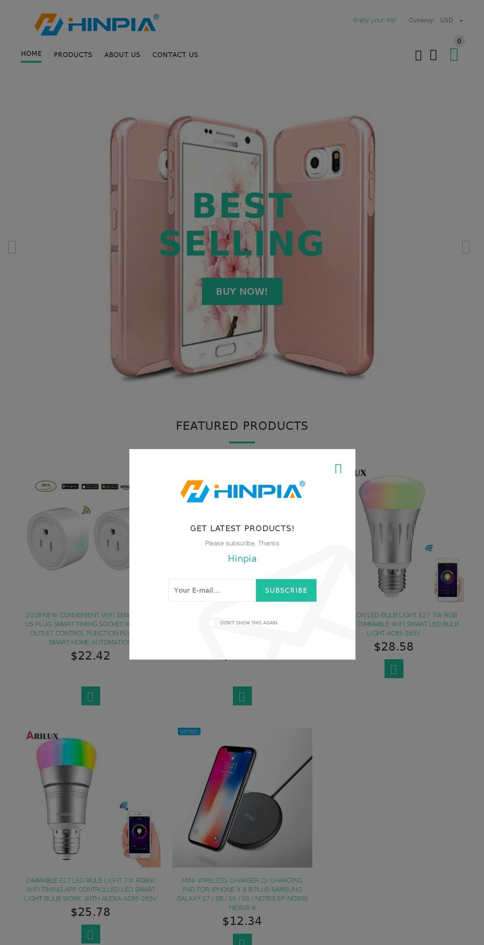 install-me-yourstore-v2-1-9 Shopify theme site example hinpia.com