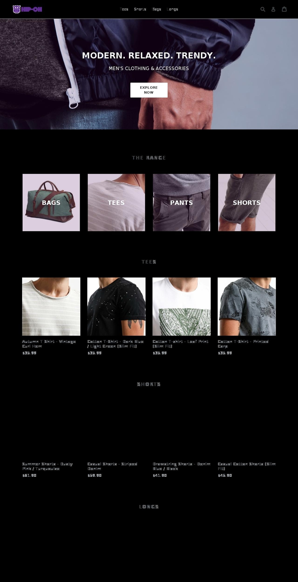 hip-oh.com — Shopify storefront screenshot