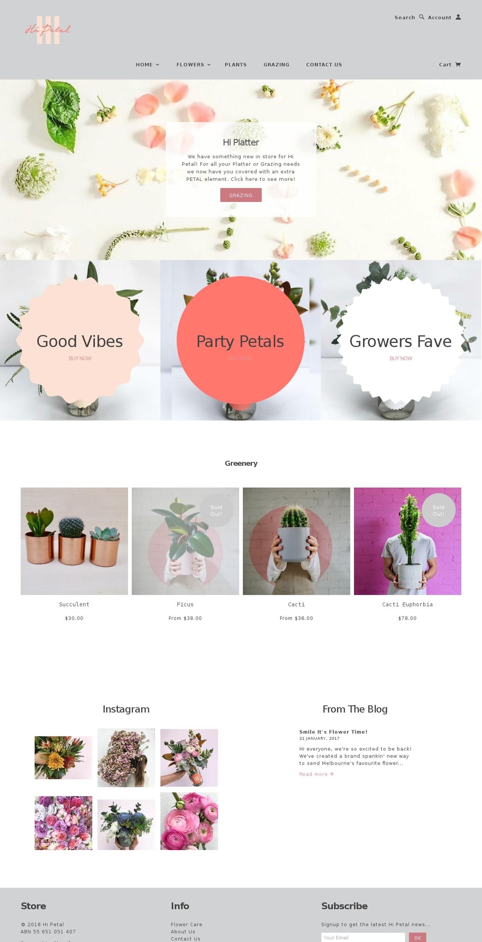 hipetal.com.au shopify website screenshot