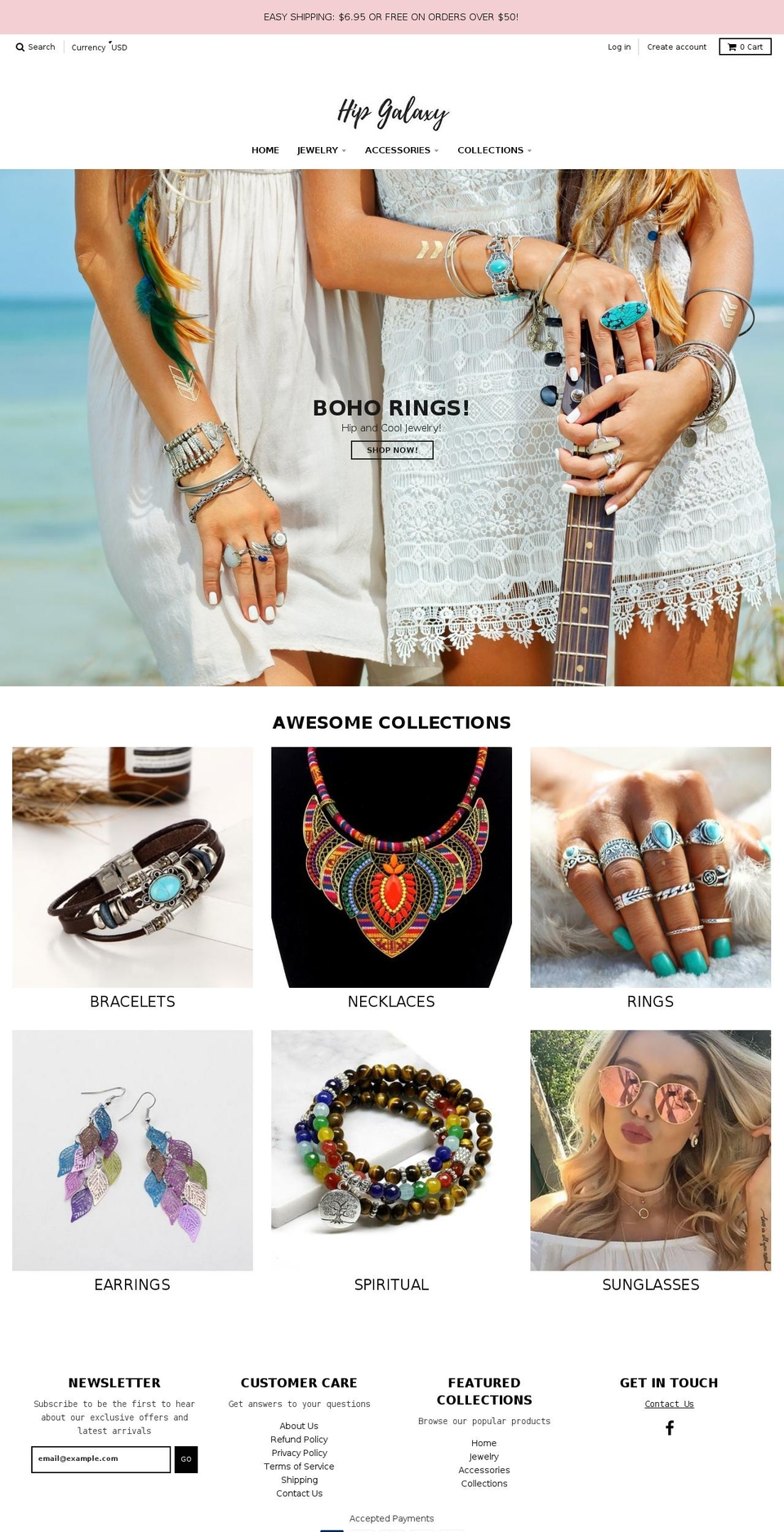hipgalaxy.com — Shopify storefront screenshot