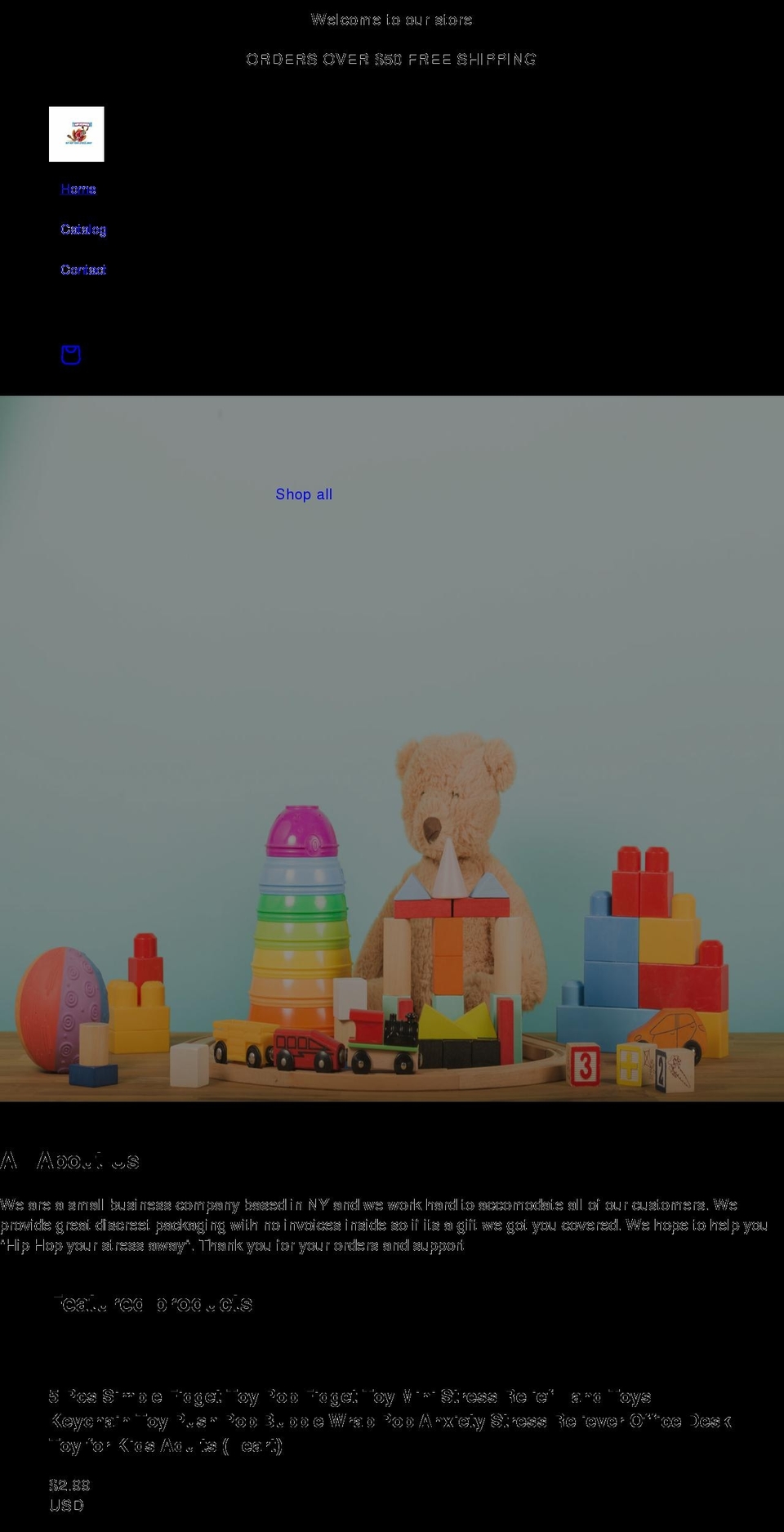 hiphopper.fun shopify website screenshot