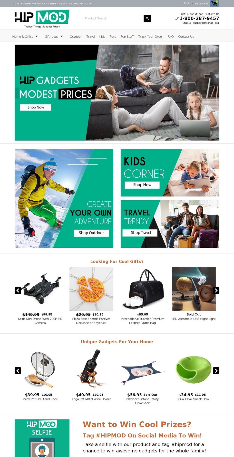 hipmod.com — Shopify storefront screenshot