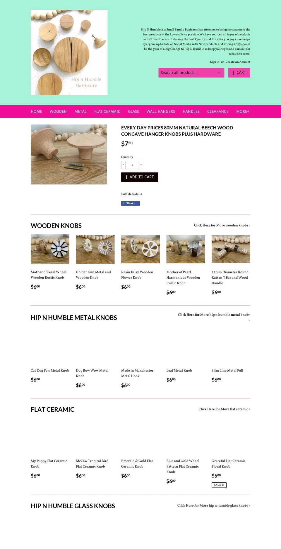 hipnhumble22.com shopify website screenshot